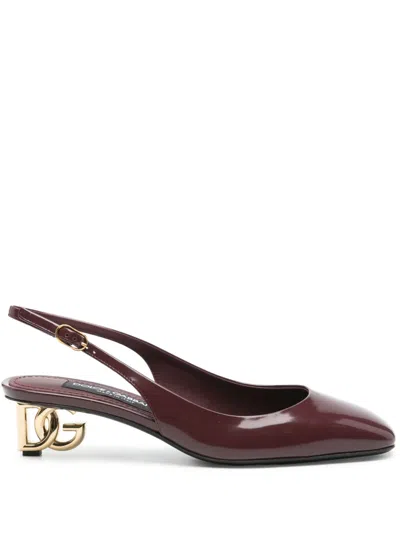 DOLCE & GABBANA 40MM JACKIE NEW SLINGBACK PUMPS