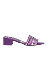 Dolce & Gabbana Women Maiolic Print Slide Sandals