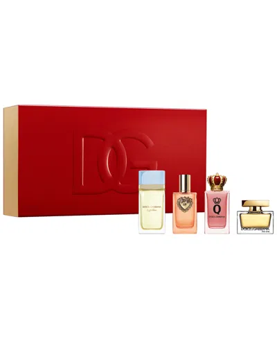 Dolce & Gabbana 4-piece Eau De Parfum Spray Mini Gift Set In No Color