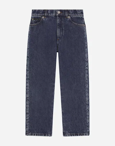 Dolce & Gabbana Pantalone 5 Tasche In Multicolor