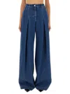 Dolce & Gabbana 5 Pocket Denim Pants In Blue