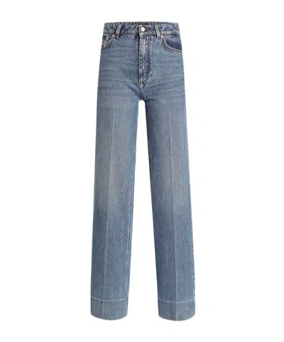 DOLCE & GABBANA LOGO-PLAQUE JEANS