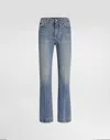 Dolce & Gabbana Blue Cotton Jeans In Blue