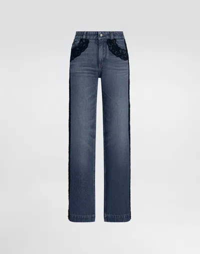 DOLCE & GABBANA 5-POCKET DENIM TROUSERS