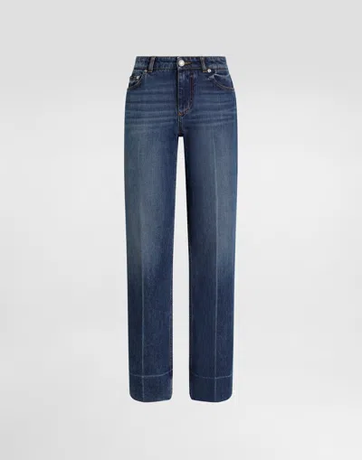 DOLCE & GABBANA 5-POCKET DENIM TROUSERS