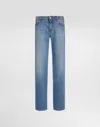 Dolce & Gabbana 5-pocket Denim Trousers In Multi