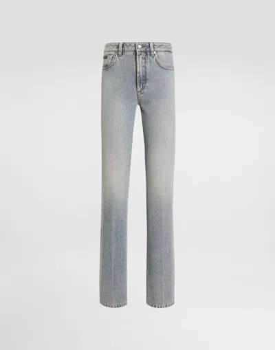 Dolce & Gabbana 5-pocket Denim Trousers In Blue