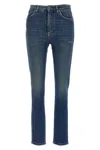 Dolce & Gabbana Slim-fit 5-pocket Jeans With High Waist In Multi