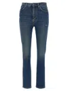 Dolce & Gabbana Slim-fit 5-pocket Jeans With High Waist In Black