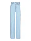 Dolce & Gabbana Cotton Denim Boyfriend Jeans In Blue