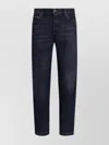 Dolce & Gabbana 5-pocket Jeans With Belt Loops And Contrast Stitching In Blue
