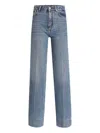 Dolce & Gabbana Fold-effect High-rise Jeans In Blue
