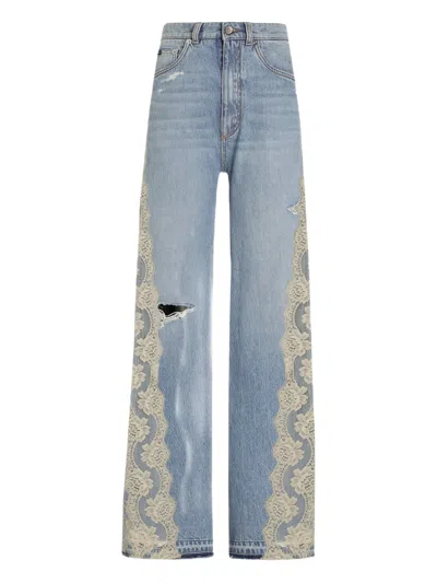 Dolce & Gabbana 5-pocket Pants In Blue