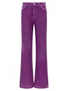 Dolce & Gabbana Flared Leg Trousers Rivet Accents