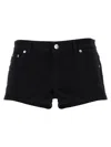 Dolce & Gabbana Low-rise Denim Shorts In Black