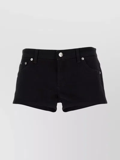 DOLCE & GABBANA 5-POCKET SHORTS FEATURING BELT LOOPS