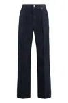 Dolce & Gabbana Overfit 5-pocket Straight-leg Jeans For Women In Navy