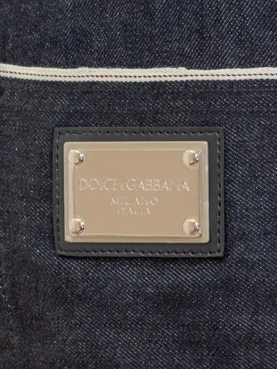 Dolce & Gabbana 5-pocket Straight-leg Jeans In Navy