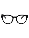Dolce & Gabbana 501 Black Acetate Glasses In Animal Print