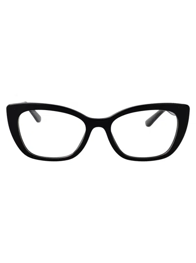 DOLCE & GABBANA DOLCE & GABBANA 501 BLACK ACETATE GLASSES
