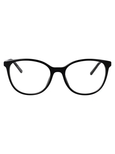 Dolce & Gabbana 501 Black Acetate Glasses In Gold
