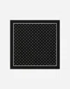 Dolce & Gabbana Silk Twill Scarf With Striped Print (50x50) In プリ