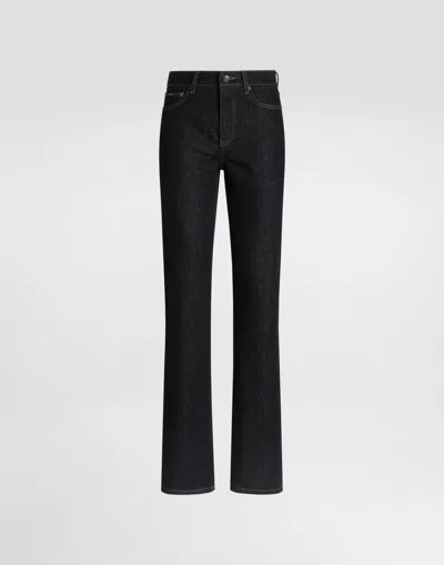Dolce & Gabbana 5-pocket Denim Trousers In Blue