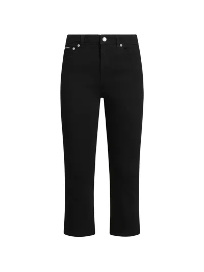 Dolce & Gabbana 5-pocket Denim Trousers In Black