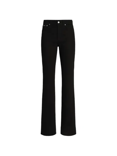 Dolce & Gabbana 5-pocket Denim Trousers In Black