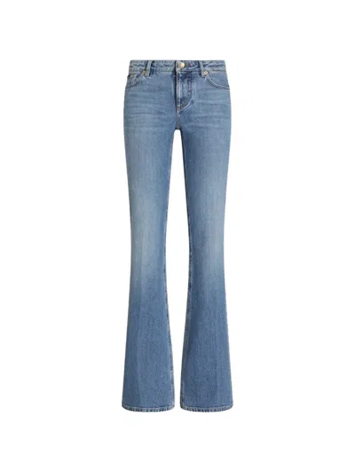 Dolce & Gabbana 5-pocket Denim Trousers In Blue