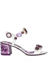 Dolce & Gabbana 60mm Keira Leather Sandals