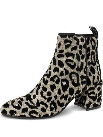 Pre-owned Dolce & Gabbana 60mm Leopard-print Block-heel Ankle Boots