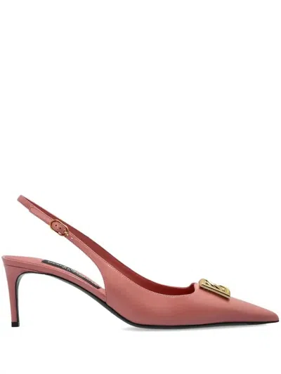 DOLCE & GABBANA 60MM LOLLO PUMPS - WOMEN'S - CALF LEATHER