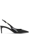 Dolce & Gabbana Nappa Slingback Dã©col In Black