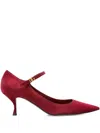 Dolce & Gabbana 60mm Pointed-toe Ankle-strap Pumps In Multi