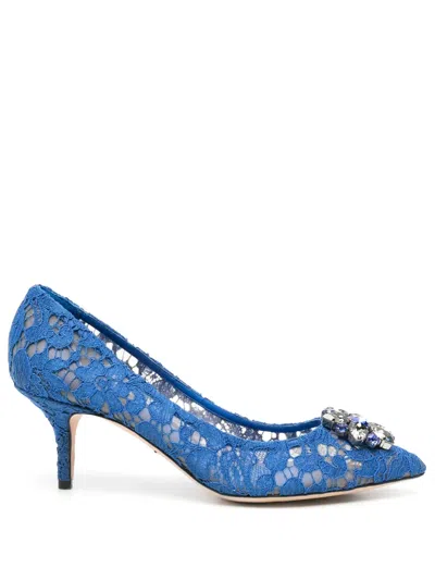 Pre-owned Dolce & Gabbana 60mm Rainbow Lace Pumps