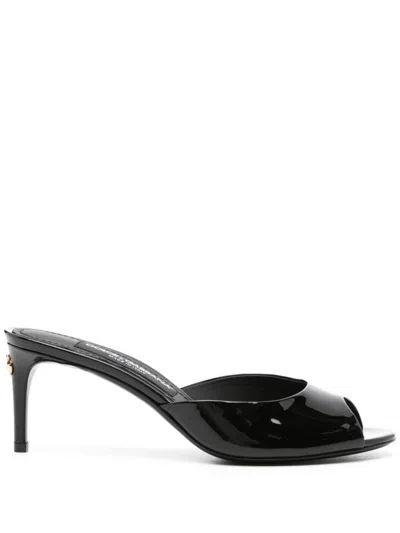 DOLCE & GABBANA 60MM KEIRA LEATHER SANDALS