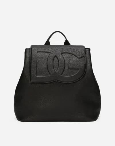 Dolce & Gabbana Deerskin Backpack In ブラック