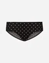 Dolce & Gabbana Polka-dot Silk-blend Briefs In プリ