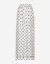 Dolce & Gabbana Silk Polka Dot Print Pajama In プリ