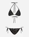 Dolce & Gabbana Polka Dot-print Triangle-cup Bikini Set In プリ