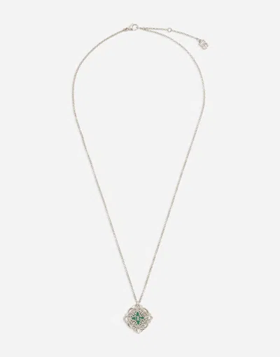 Dolce & Gabbana Majolica Chain-link Necklace In Multicolor