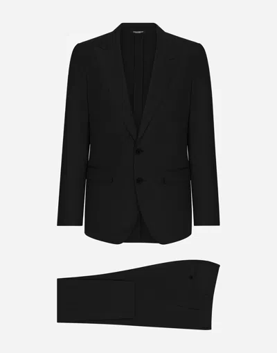 Dolce & Gabbana Martini Stretch-wool Suit In ブラック