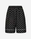 Dolce & Gabbana Elastic Waist Shorts In プリ