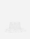 Dolce & Gabbana Broderie Anglaise Hat In ホワイト