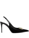 Dolce & Gabbana Dolce&gabbana Sandali Donna Pelle Nero In Black