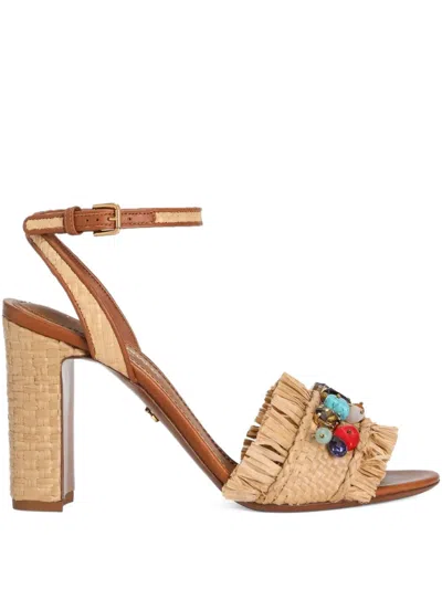 Dolce & Gabbana 90mm Fringe-detail Sandals