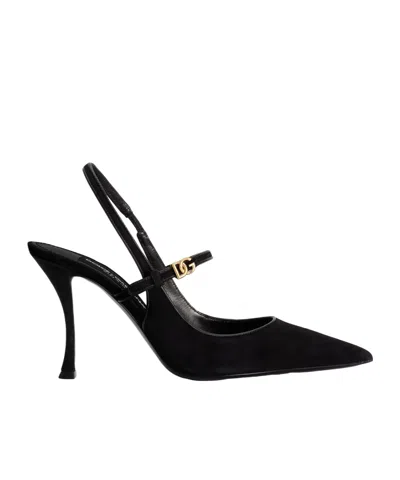DOLCE & GABBANA 90MM SLINGBACK PUMPS