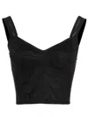 Dolce & Gabbana Black Floral Lace Bodysuit Hot Pants Dress In Black