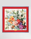 Dolce & Gabbana Dolce&gabbana Floral Print Silk Twill Square Scarf